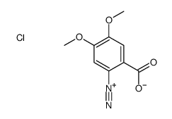 2-carboxy-4,5-dimethoxybenzenediazonium,chloride结构式