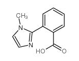 2-(1-甲基-1H-咪唑-2-基)苯甲酸结构式