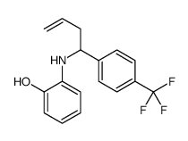 2-[1-[4-(trifluoromethyl)phenyl]but-3-enylamino]phenol Structure