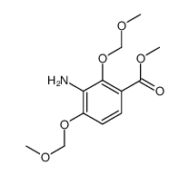 methyl 3-amino-2,4-bis(methoxymethoxy)benzoate Structure
