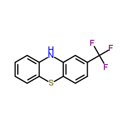 2-三氟甲基吩噻嗪结构式