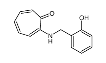 2-[(2-hydroxyphenyl)methylamino]cyclohepta-2,4,6-trien-1-one结构式