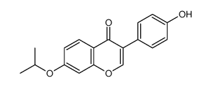 3-(4-hydroxyphenyl)-7-propan-2-yloxychromen-4-one Structure
