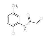 2-Chloro-N-(2-chloro-5-methylphenyl)acetamide Structure