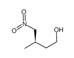 (R)-3-methyl-4-nitrobutan-1-ol结构式