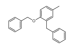 2-benzyl-4-methylphenyl benzyl ether结构式