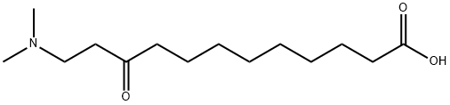 Dodecanoic acid, 12-(dimethylamino)-10-oxo-结构式