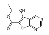 5-羟基呋喃并[2,3-d]嘧啶-6-羧酸乙酯结构式