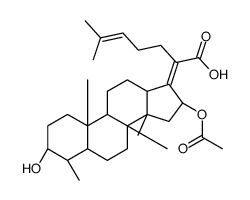 (3α,4α,8α,9β,13α,14β,16β,17Z)-16-(Acetyloxy)-3-hydroxy-29-nordamMara-17(20),24-dien-21-oic Acid picture