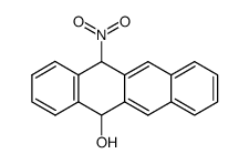 12-nitro-5,12-dihydro-naphthacen-5-ol结构式