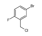 4-Bromo-2-(chloromethyl)-1-fluorobenzene Structure