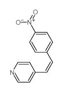 Pyridine,4-[2-(4-nitrophenyl)ethenyl]-结构式