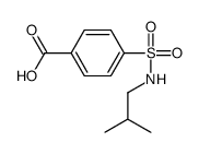 4-[(异丁基氨基)磺酰基]苯甲酸结构式