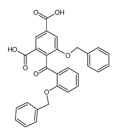 5-(benzyloxy)-4-(2-(benzyloxy)benzoyl)isophthalic acid结构式