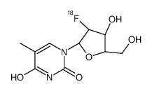 1-[(2S,3R,4S,5S)-3-fluoranyl-4-hydroxy-5-(hydroxymethyl)oxolan-2-yl]-5-methylpyrimidine-2,4-dione Structure