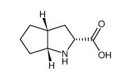 (r)-endo-顺式-2-氮杂双环环[3,3,0]辛烷-3-羧酸结构式