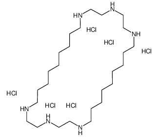 1,4,7,17,20,23-六氮杂环三十二烷盐酸盐结构式