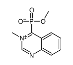 methoxy-(3-methylquinazolin-3-ium-4-yl)phosphinate结构式