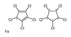 iron,1,2,3,4,5-pentachlorocyclopenta-1,3-diene,1,2,3,4,5-pentachlorocyclopentane结构式