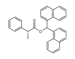 α-phenylpropionic acid Structure