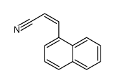 3-naphthalen-1-ylprop-2-enenitrile Structure