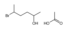 acetic acid,5-bromohexan-2-ol Structure