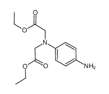 [(4-aminophenyl)ethoxycarbonylmethylamino]acetic acid ethyl ester Structure