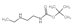 2-(乙基氨基)乙基氨基甲酸叔丁酯结构式