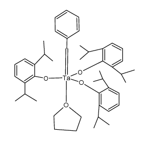 Ta(CHPh)(DIPP)3(THF)结构式