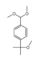 1-(dimethoxymethyl)-4-(2-methoxypropan-2-yl)benzene Structure