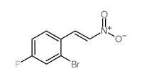 2-Bromo-4-Fluoro-1-(2-Nitrovinyl)Benzene Structure