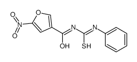 5-nitro-N-(phenylcarbamothioyl)furan-3-carboxamide结构式