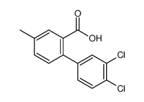 2-(3,4-dichlorophenyl)-5-methylbenzoic acid结构式
