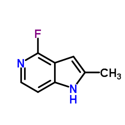 4-Fluoro-2-methyl-1H-pyrrolo[3,2-c]pyridine Structure