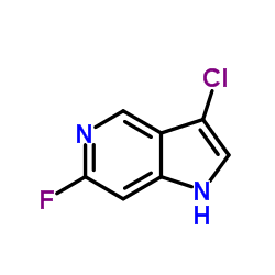 3-Chloro-6-fluoro-1H-pyrrolo[3,2-c]pyridine structure