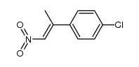 (E)-1-chloro-4-(1-nitroprop-1-en-2-yl)benzene结构式