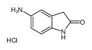 5-氨基吲哚啉-2-酮盐酸盐结构式