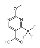 2-甲氧基-4-(三氟甲基)嘧啶-5-羧酸结构式
