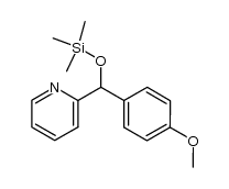 2-(4-methoxyphenyltrimethylsiloxymethyl)-pyridine Structure