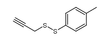 1-methyl-4-(prop-2-ynyldithio)benzene结构式