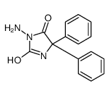 3-amino-5,5-diphenylimidazolidine-2,4-dione结构式