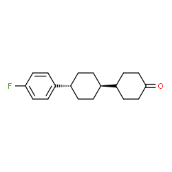 4'-(4-Fluorophenyl)bi(cyclohexan)-4-one Structure