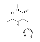 2-乙酰氨基-3-(3-噻吩基)丙酸甲酯结构式