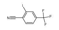 2-碘-4-(三氟甲基)苯甲腈结构式