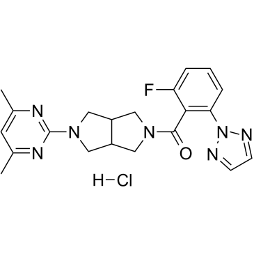 Seltorexant hydrochloride结构式