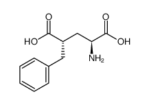 (4S)-4-苄基-l-谷氨酸结构式