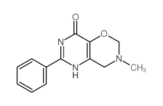 3-Methyl-6-phenyl-3,4-dihydro-2H-pyrimido[4,5-e][1,3]oxazin-8-ol Structure