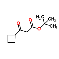 2-Methyl-2-propanyl 3-cyclobutyl-3-oxopropanoate Structure