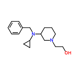 2-{3-[Benzyl(cyclopropyl)amino]-1-piperidinyl}ethanol Structure