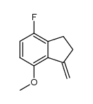 4-fluoro-7-methoxy-1-methyleneindan结构式